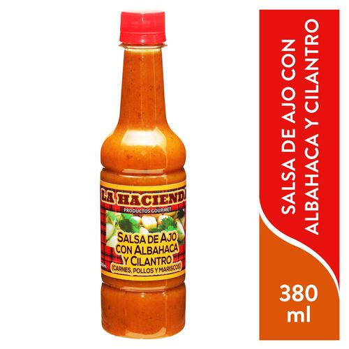 Salsa La Hacienda De Ajo Alb Cil - 283.5 g