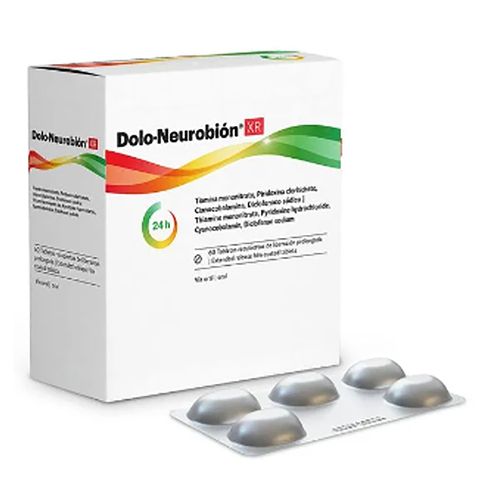 Tabletas Dolo-Neurobión XR Recubiertas De Liberación Prolongada -60 Uds