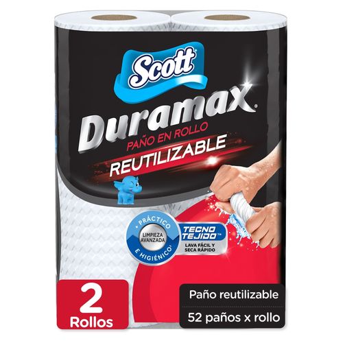 Toalla Reutilizable Scott Duramax - 2 Rollos 52 Hojas