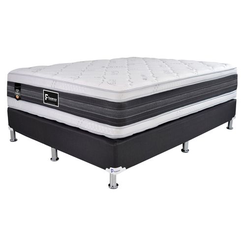 Cama Facenco Diamante Tamaño Matrimonial Confort Suave, Con Tratamiento Lavanda