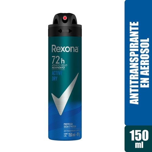 Antitranspirante Rexona Caballero Active Dry Aerosol - 150 ml