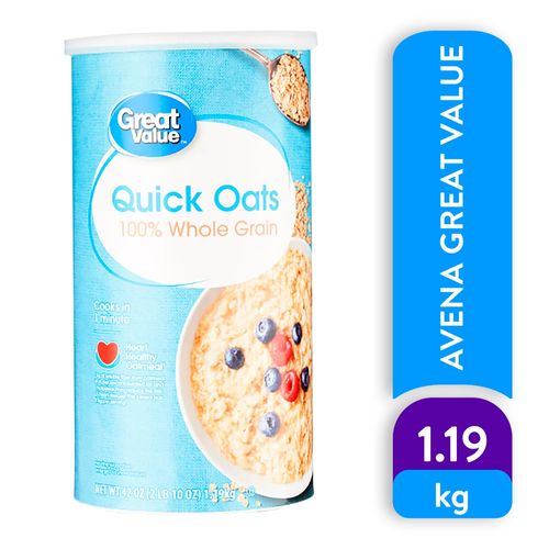 Avena Great Value quick oats - 1191 g