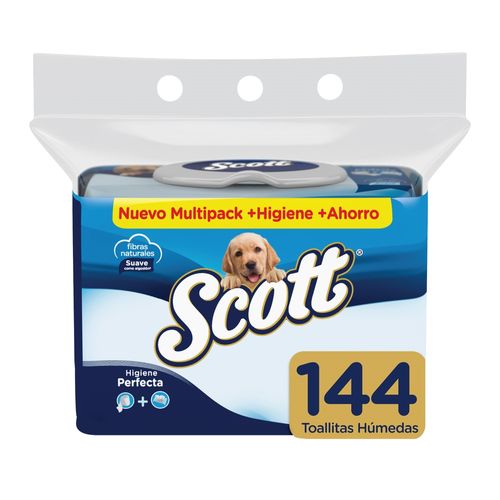 Toallas húmedas Scott multipack -144 uds