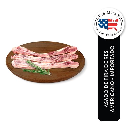 Asado De Tira Americano Lb 454G