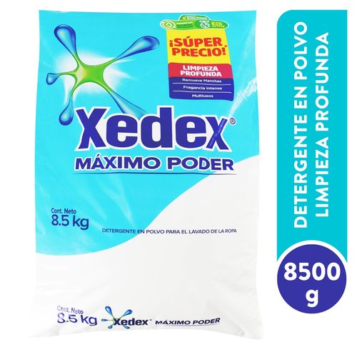 Detergente Xedex Pol Maximo Poder 8500 g