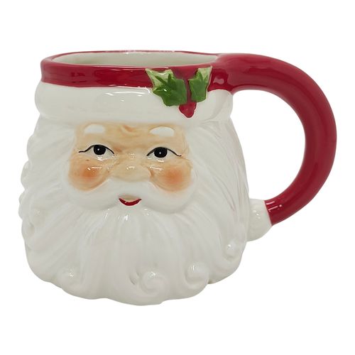 Taza Cerámica Holiday Time Santa