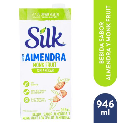 Bebida Silk Almendra cmonkfruit 946 ml