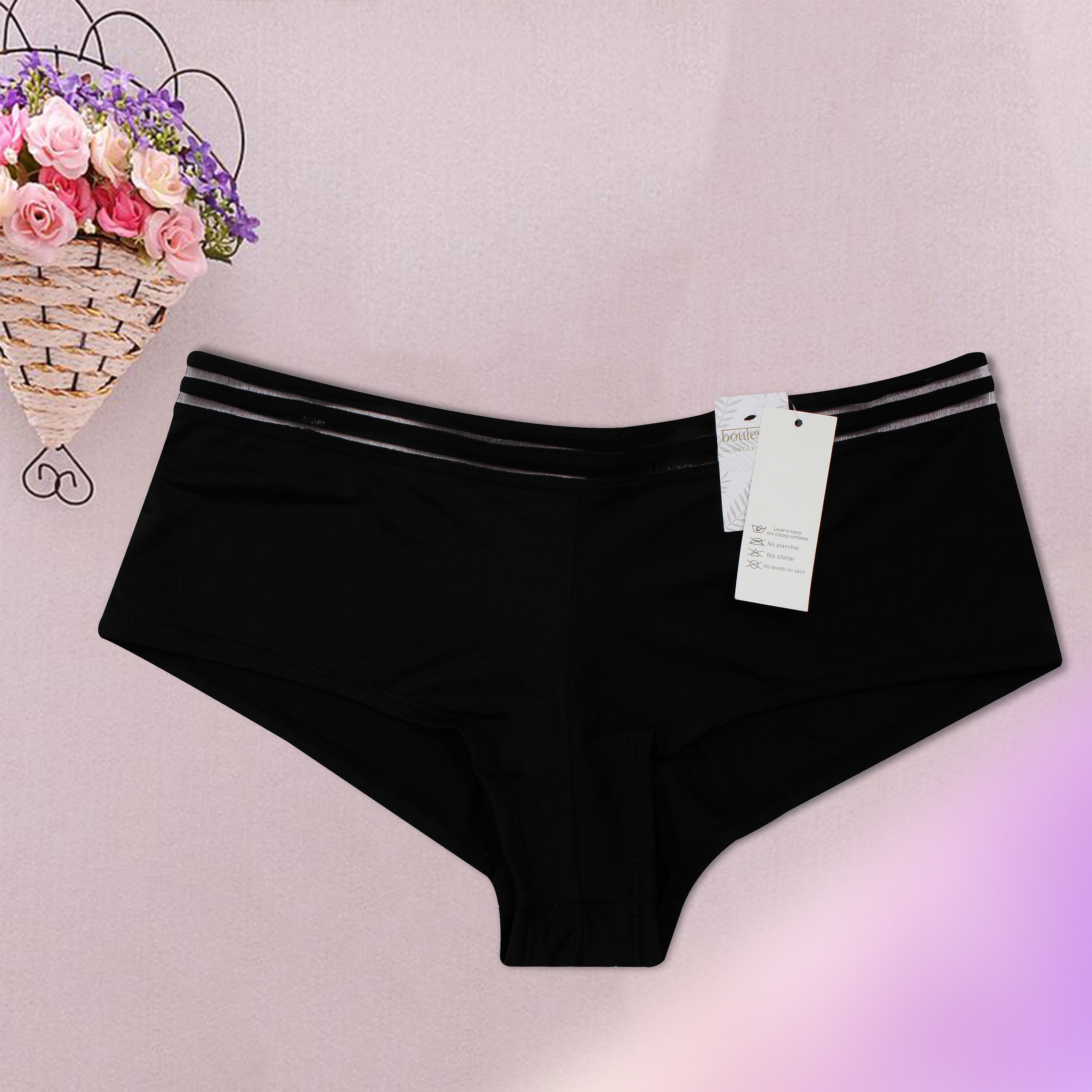 Boxer negro deals mujer