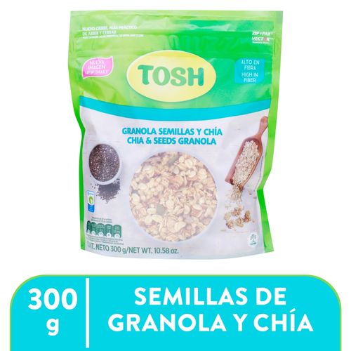 Granola Tosh Semillas Y Chia - 300 g