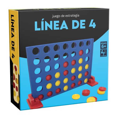 Juego De Mesa Novelty En Familia Línea De 4 Caja De Cartón