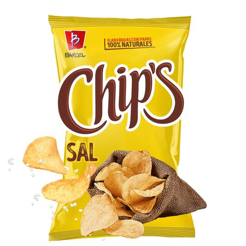 Snack Barcel Chips de papa y Sal - 170 g