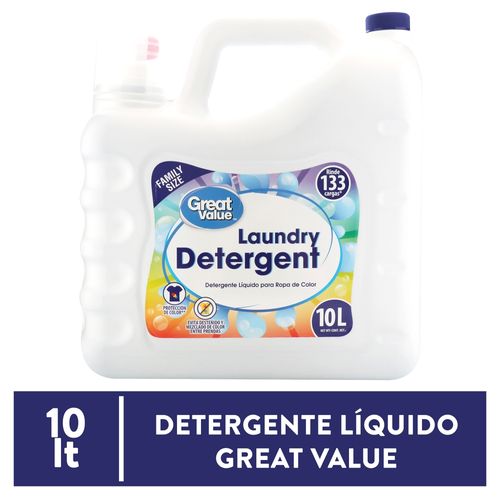 Detergente líquido Great, Value -10 litros