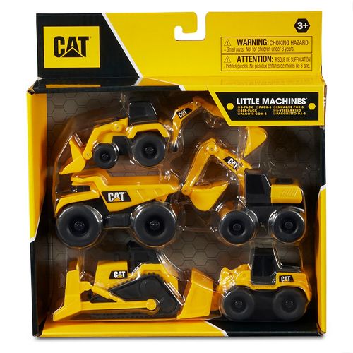 Vehículos Construcción CAT mini pack -5 uds