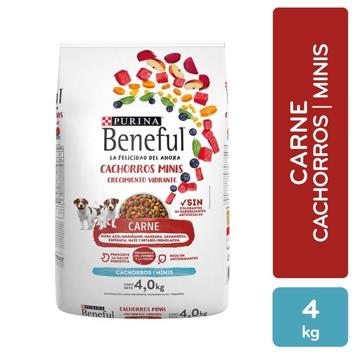 Alimento Beneful Cach. Mini Carne 4000 g