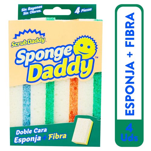 Fibra Mas Esponja Sponge Daddy 4Ea