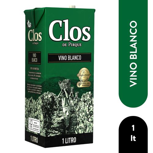 Vino Tetra Clos De Pirque Blanco 1000 ml