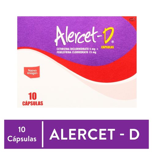 S-Alercet D 5/15Mg 10Capsulas