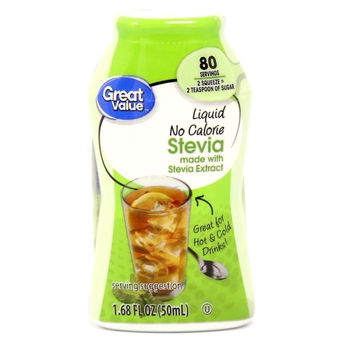 Endulzante Great Value Stevia Liquido - 50 ml