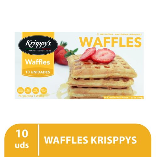 Waffles Krisppys  Caja 10 Uds