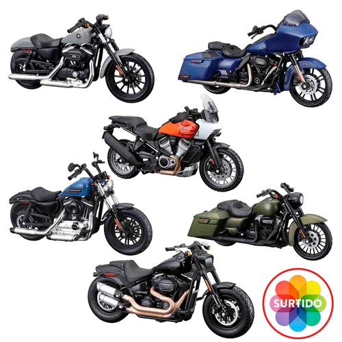 Moto Harley - Dividson Maisto Colección Surtido