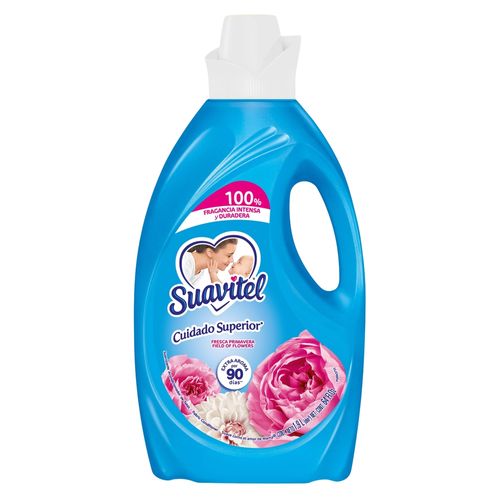 Suavizante de Telas Suavitel, Cuidado Superior Fresca Primavera -1.9 L