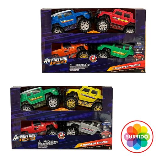 Vehículos Adventure Force Surtido -4 uds