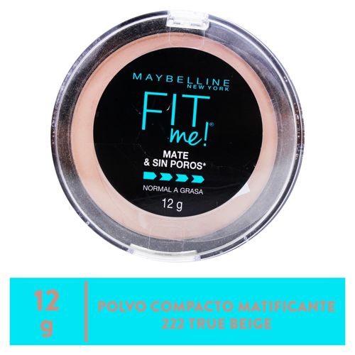 Polvo Compacto Maybelline matteporeless222beige