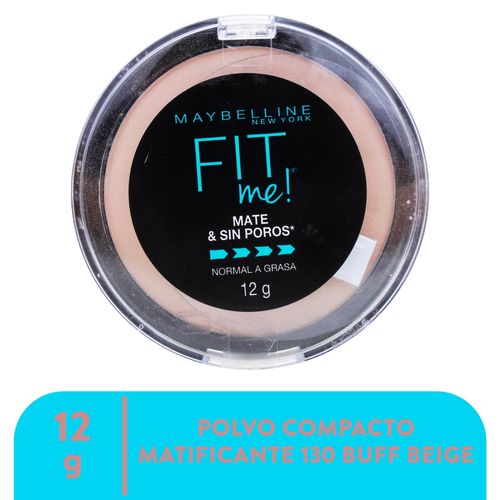 Polvo Maybelline Compacto Fitme Mateporeless130Buffbeig