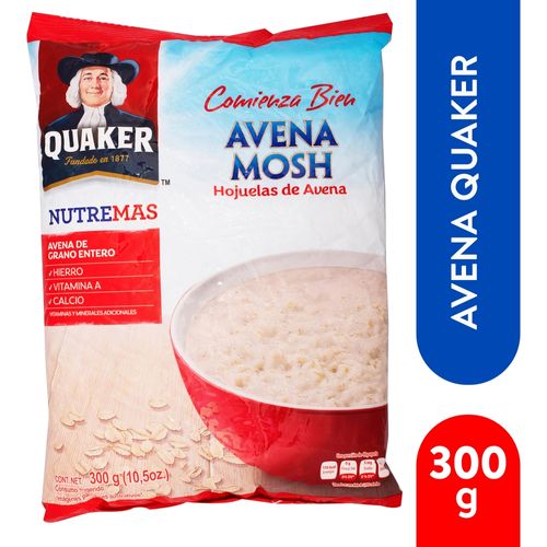 Quaker Avena En Hojuelas Mosh - 300 g