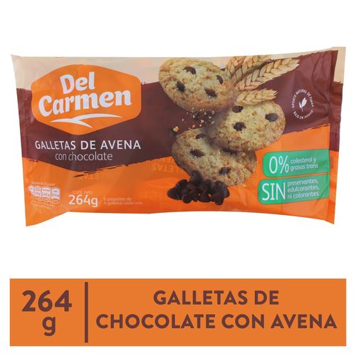 Galleta Del Carmen Avena Chocolate - 264 g