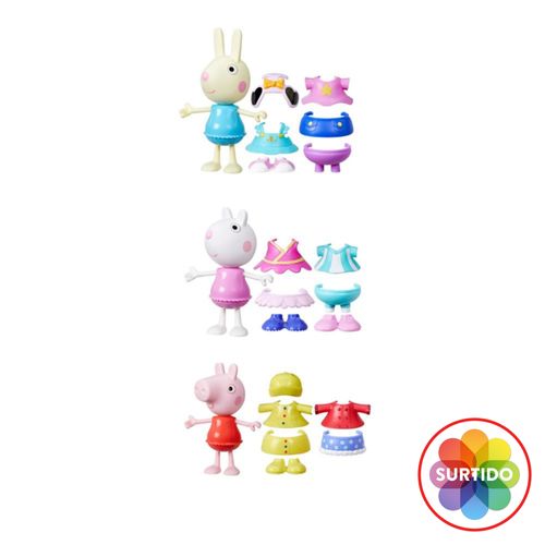 Figura Peppa colección de estilos y accesorios variados