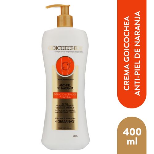 Crema Para Piernas Goicoechea Extracto De Cítricos Y Café 400 ml