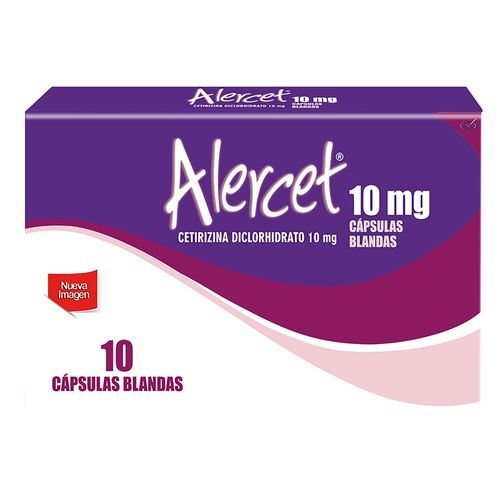 Alercet 10Mgs 10 Capsulas