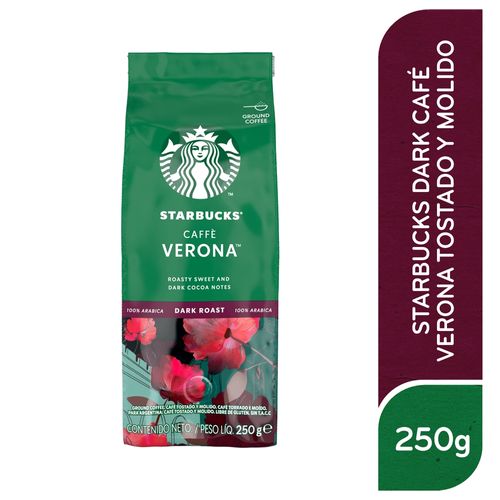 Starbucks® Verona Tueste Oscuro Café Tostado Y Molido Bolsa 250 g