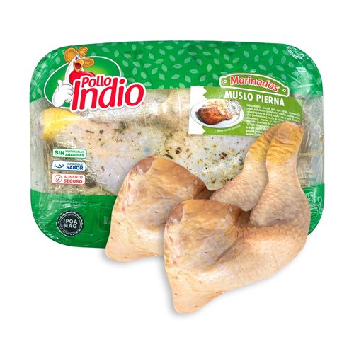 Muslo de Pollo Indio Pierna Marinado, Empacado, Precio Indicado Por Libra (454 g)