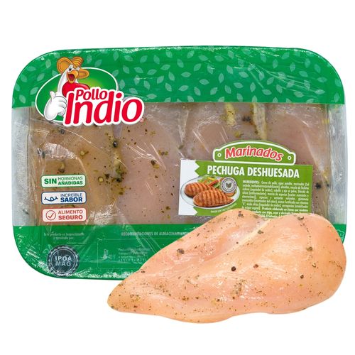 Filete Pechuga De Pollo Marinado Pio Lindo - Precio Indicado Por Libra (454 g)