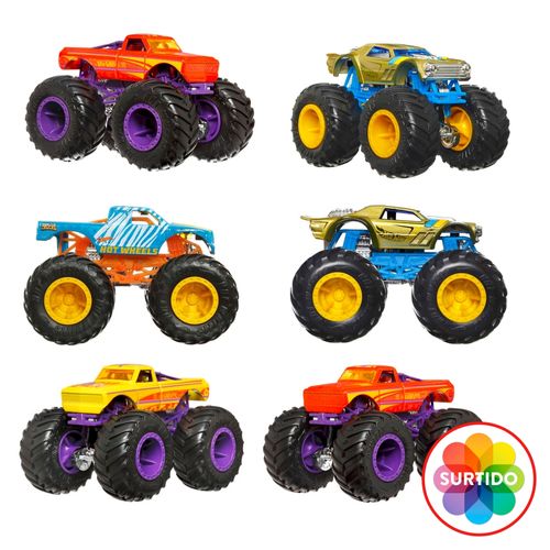 Carro Hot Wheels Monster Trucks Cambia De Color