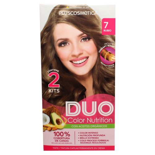 Tinte Duo Color Tono 7 Rubio 230 ml