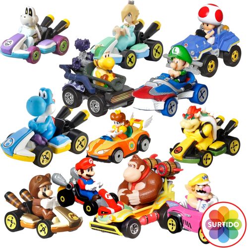 Mario Kart Hot Wheels Réplica Personajes