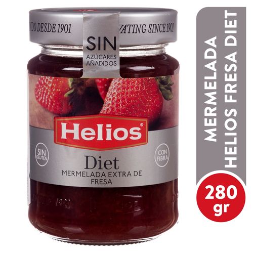 Mermelada Helios Fresa Sin Azúcar - 280 g