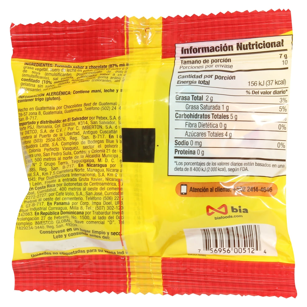 Chocolate Best Conito Bolsa 10 Uds - 70 g - Maxi Despensa | Salvador