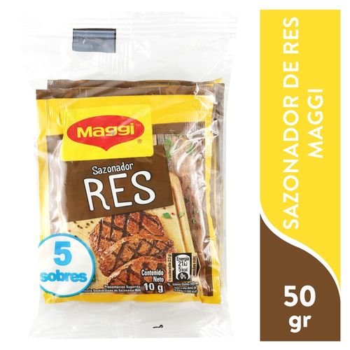 Consome Sazonador Maggi Res 5 Sobres - 50 g