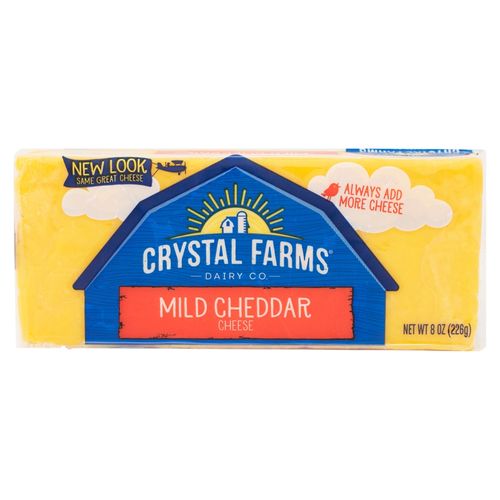 Crystal Farms Mild Cheddar Chunk 227 g