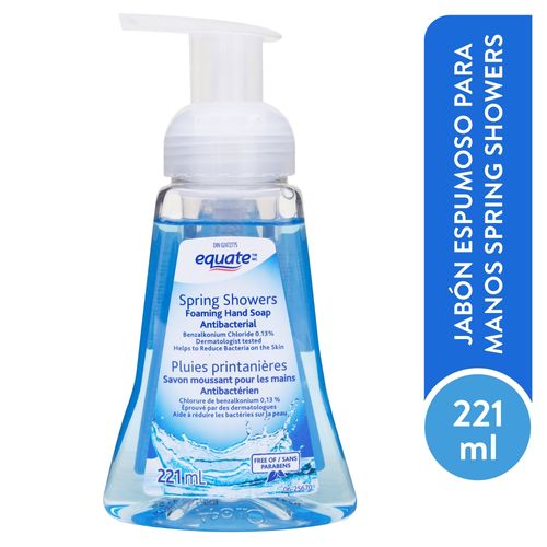 Jabón Líquido Antbacterial Equate Spring Showers Especial - 221 ml