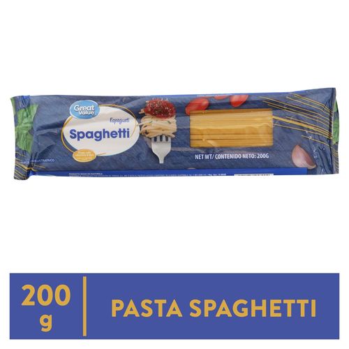 Espaguetti Great Value 200 g