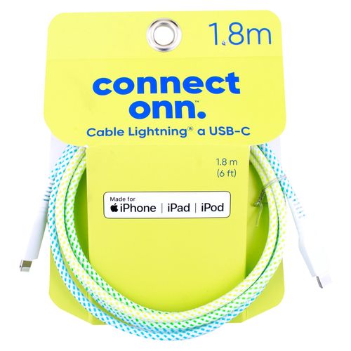 Onn Cable 6 Usb C To Ltg Blends Bgr