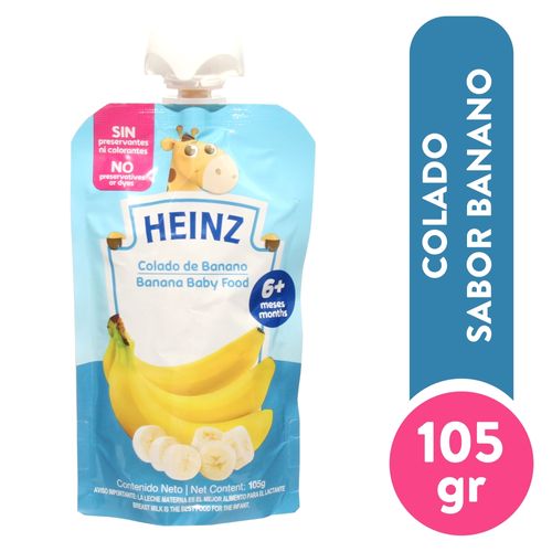 Colado Heinz Sabor Banano Doy Pack - 105g