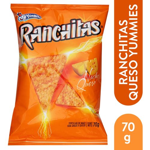 Ranchitas Yummies Nacho Queso - 70 g