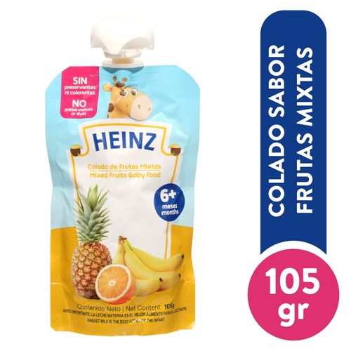 Colado Heinz Fruta Mixta Doy Pack -105 g