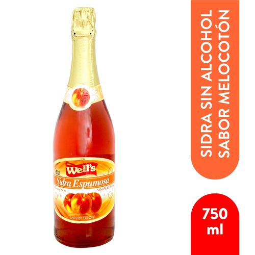 Sidra Wells Melocotón - 750 ml